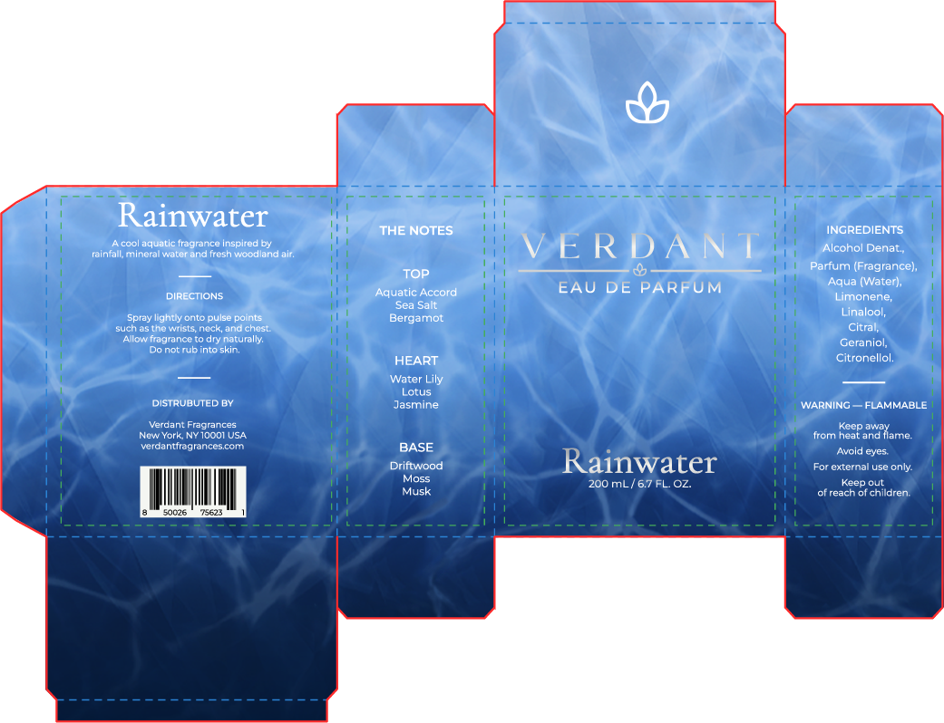 Verdant Rainwater 200 mL carton artwork