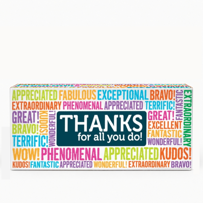 Positive Promotions employee appreciation box front view