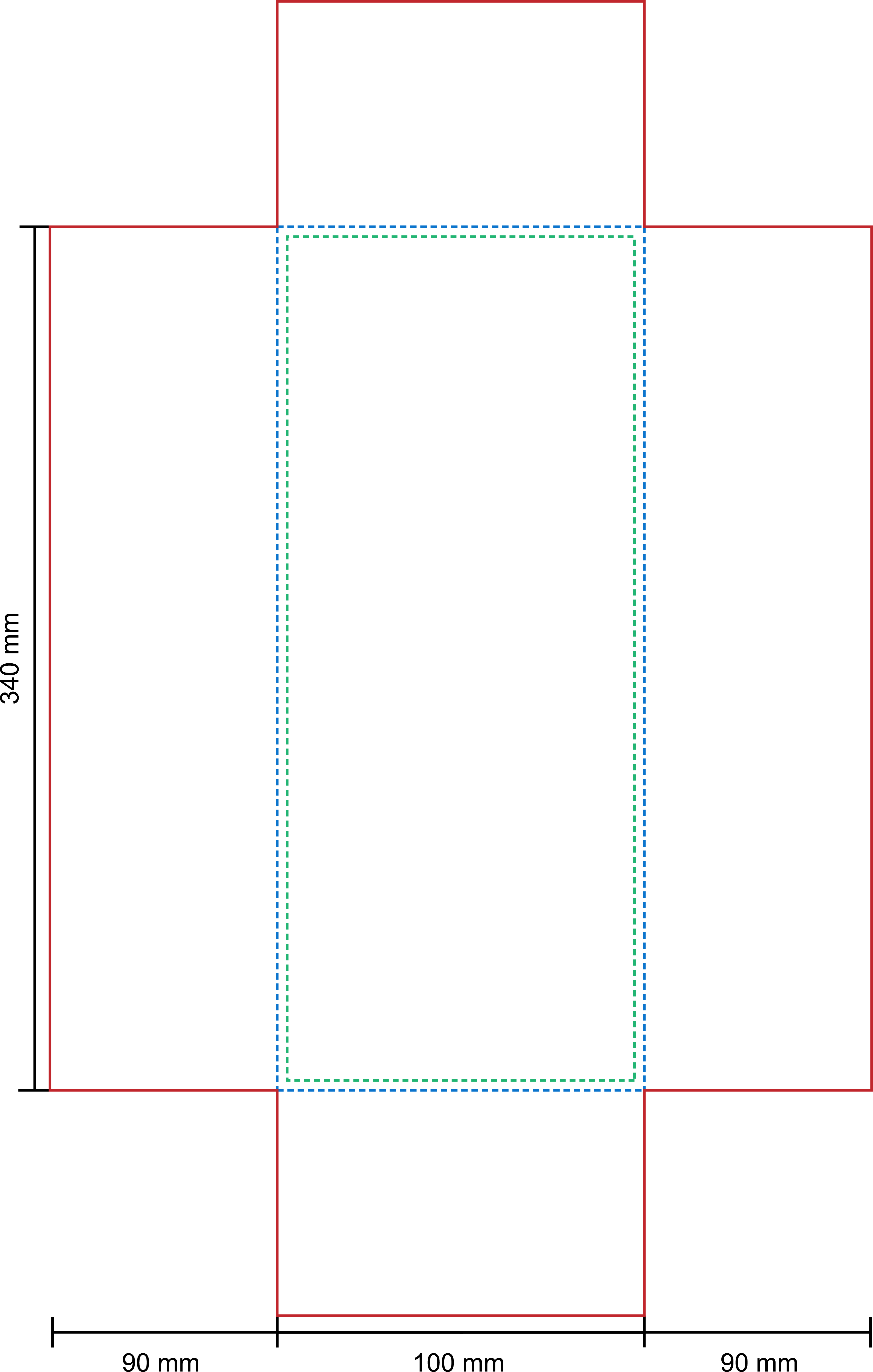 Interior rigid box and bottle housing structure