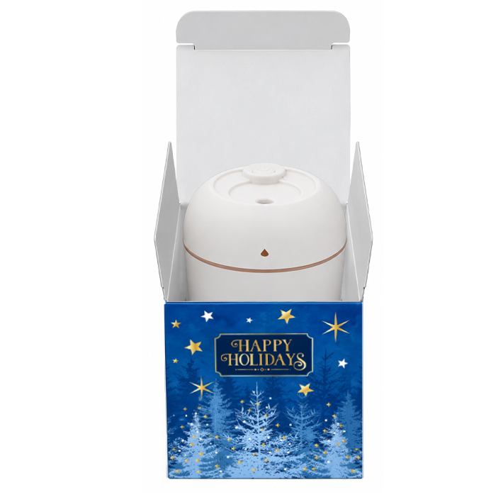 Holiday gift box open product view