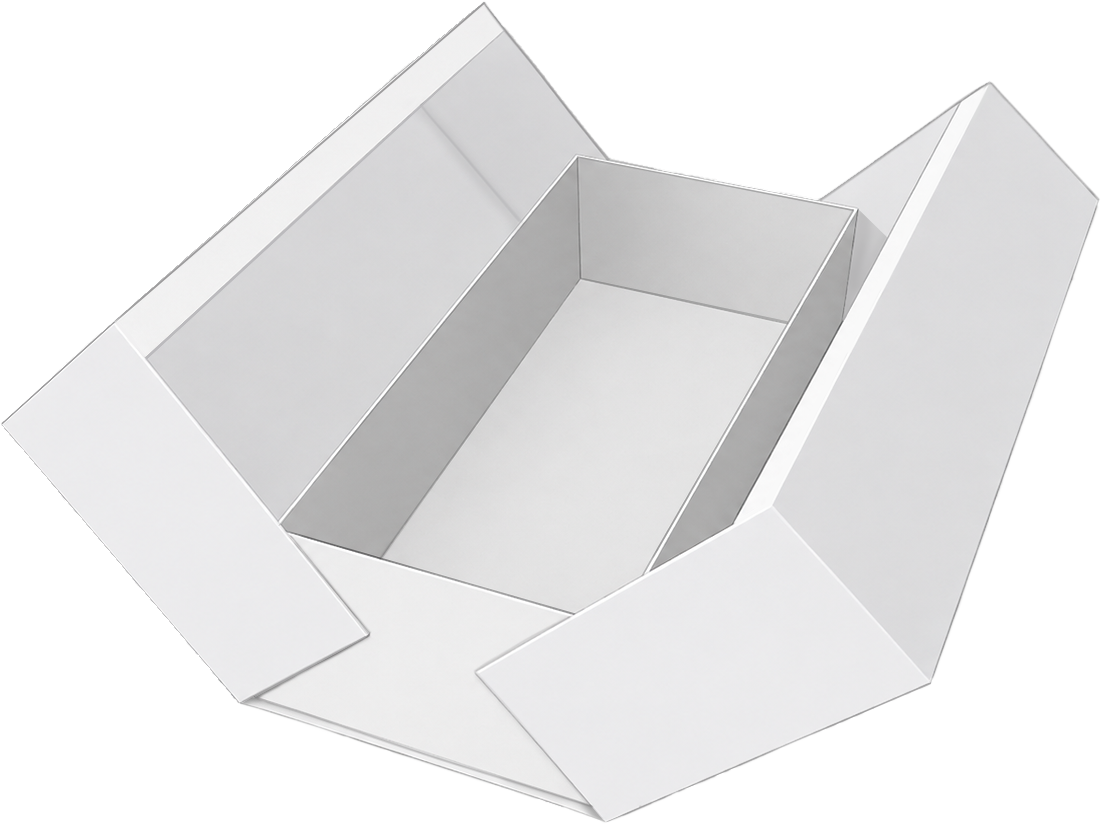 Wine presentation box open view